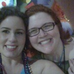 Danielle and I at Mardi Gras World